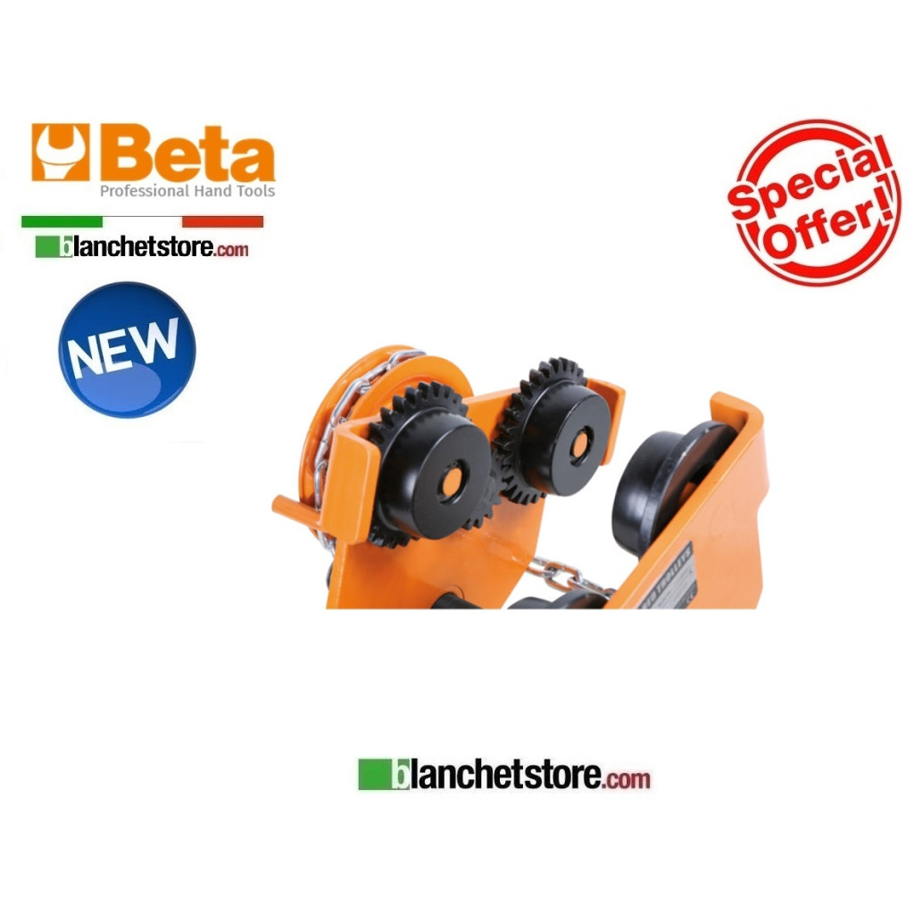 CHARIOT DE TRANSFERT BETA 8147C À CHAINE POUR PALAN CAPACITÉ 3 TON 081470530