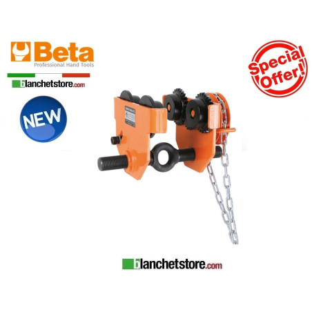 CHARIOT DE TRANSFERT BETA 8147C À CHAINE POUR PALAN CAPACITÉ 5 TON 081470550