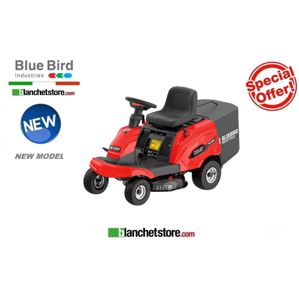 Bluebird TRR P 62H ride-on tractor Loncin 224 cm³ engine Cutting width 62 cm Recoil start 889490 Bluebird TRR P 62H ride-on tractor Loncin 224 cm³ engine Cutting width 62 cm Recoil start 889490