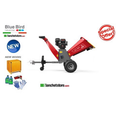 Broyeur thermique Bluebird SHL 1500 moteur LONCIN G420FD 420cc Demarrage electrique 888390
