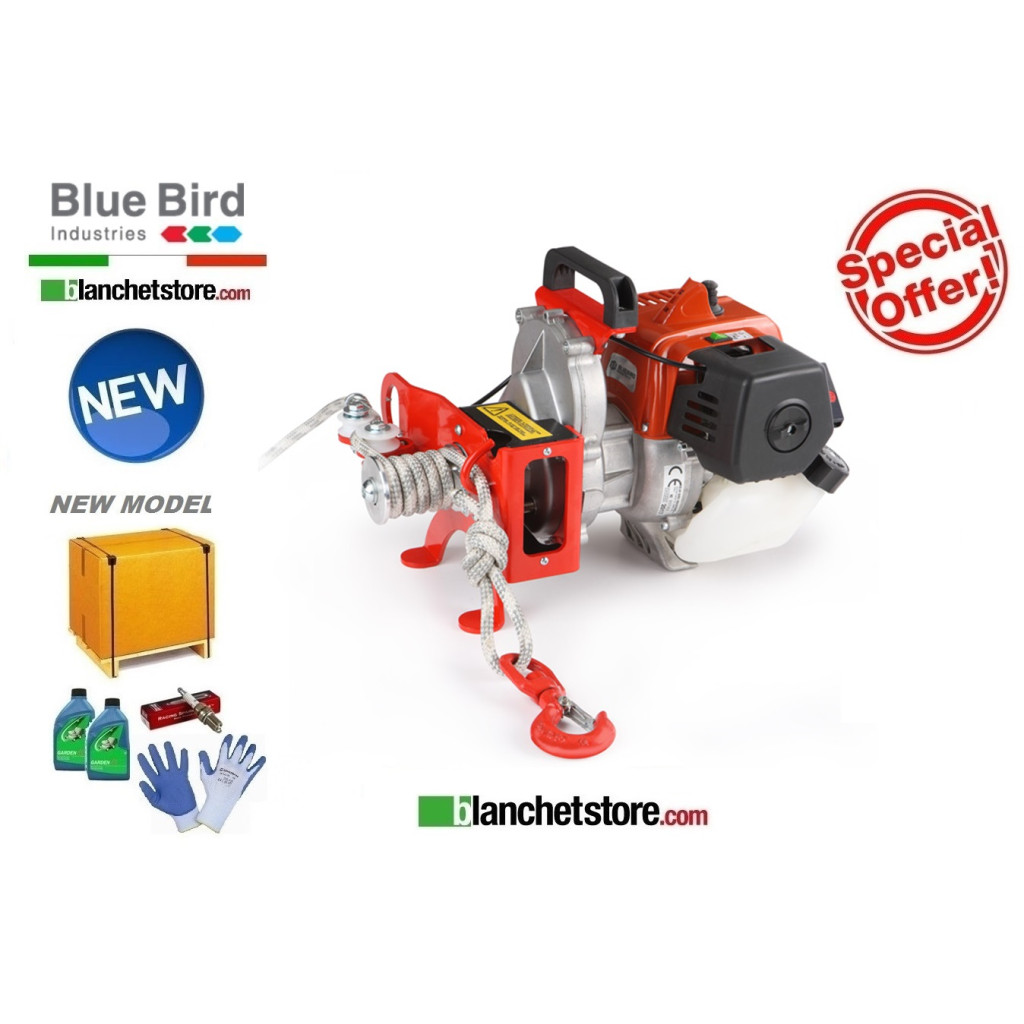 Blue Bird TW 610 ST Portable Winch 2-Stroke 57.9cc Engine 887450 Blue Bird TW 610 ST Portable Winch 2-Stroke 57.9cc Engine 887450