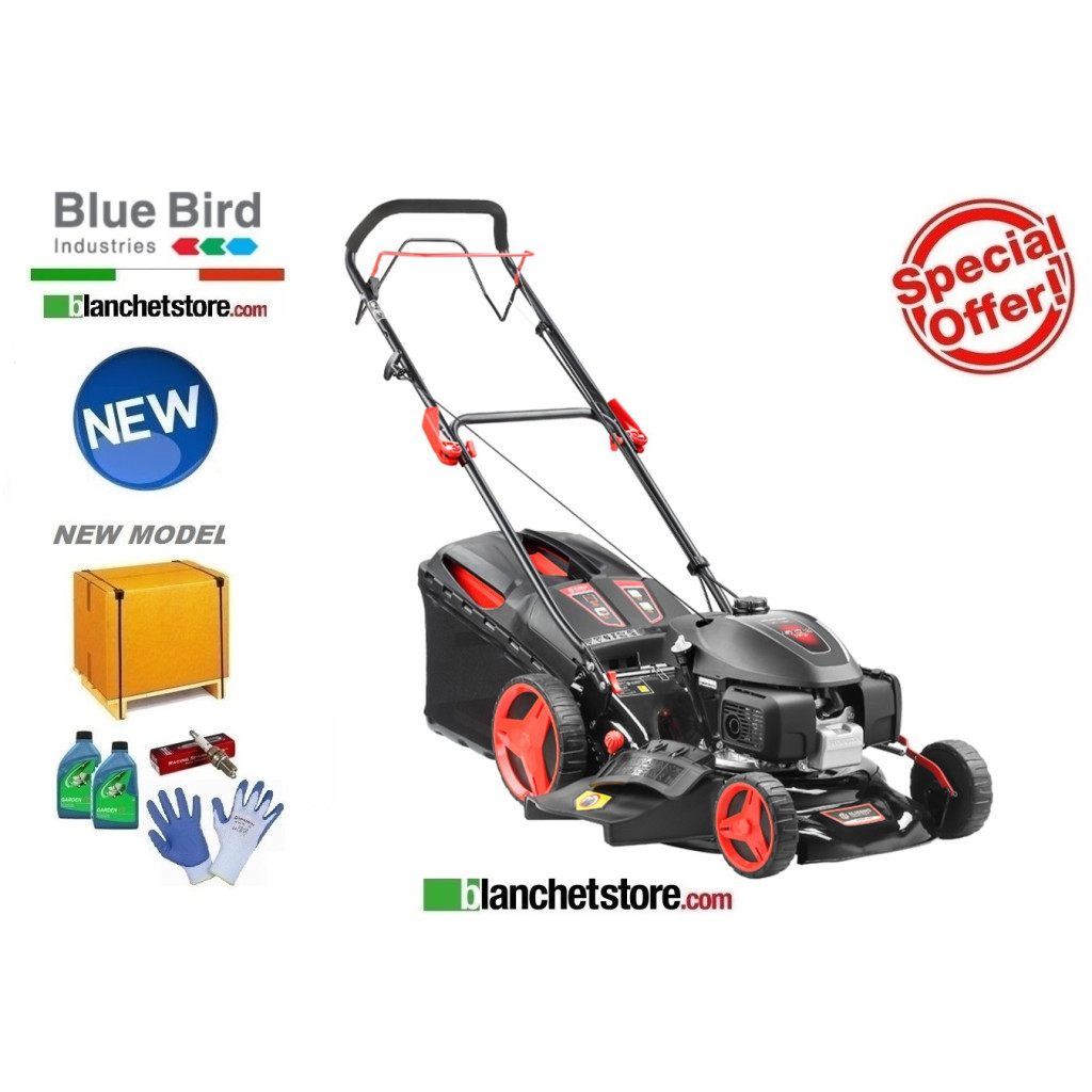 Blue Bird Sprint H 51T 3 in 1 Traction lawn mower, Engine Honda GCVx200 201cc cutting 51cm Bag 60L 88570 Blue Bird Sprint H 51T 3 in 1 Traction lawn mower, Engine Honda GCVx200 201cc cutting 51cm Bag 60L 88570
