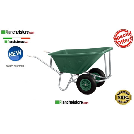 CARRIOLA VASCA PVC HORSES 2 LT.160 RUOTE PNEUMATICHE