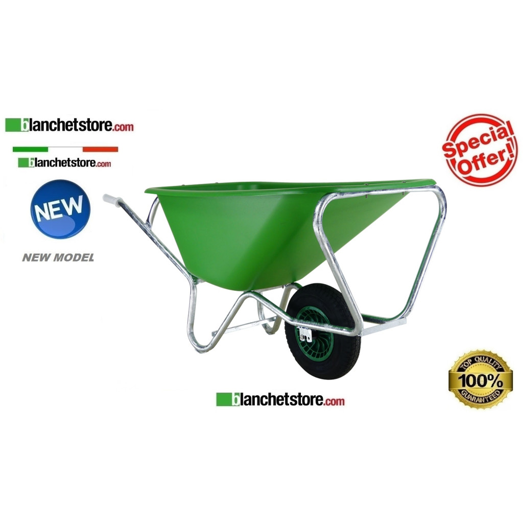 CARRIOLA VASCA PVC FORT PE 165/1 LT.165 RUOTA PNEUMATICA CARRIOLA VASCA PVC FORT PE 165/1 LT.165 RUOTA PNEUMATICA