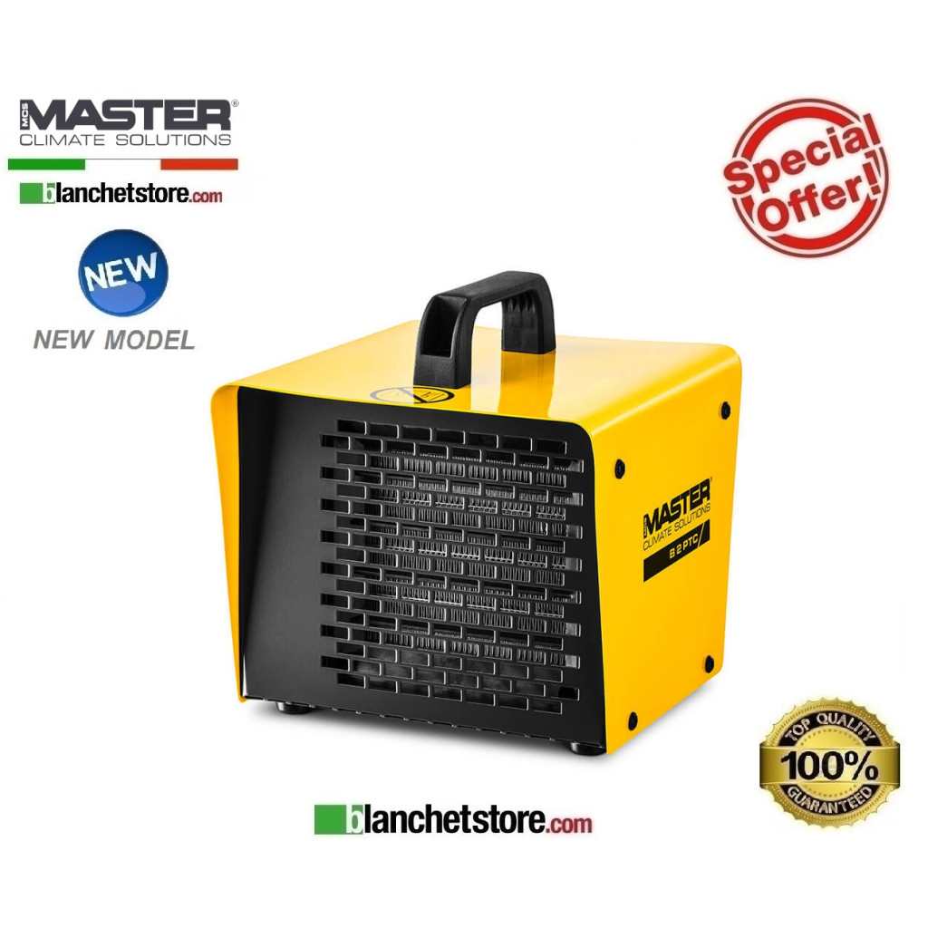 Master B 2 PTC 1/2 Kw electric hot air generator 97Mc/h 220Volt Master B 2 PTC 1/2 Kw electric hot air generator 97Mc/h 220Volt
