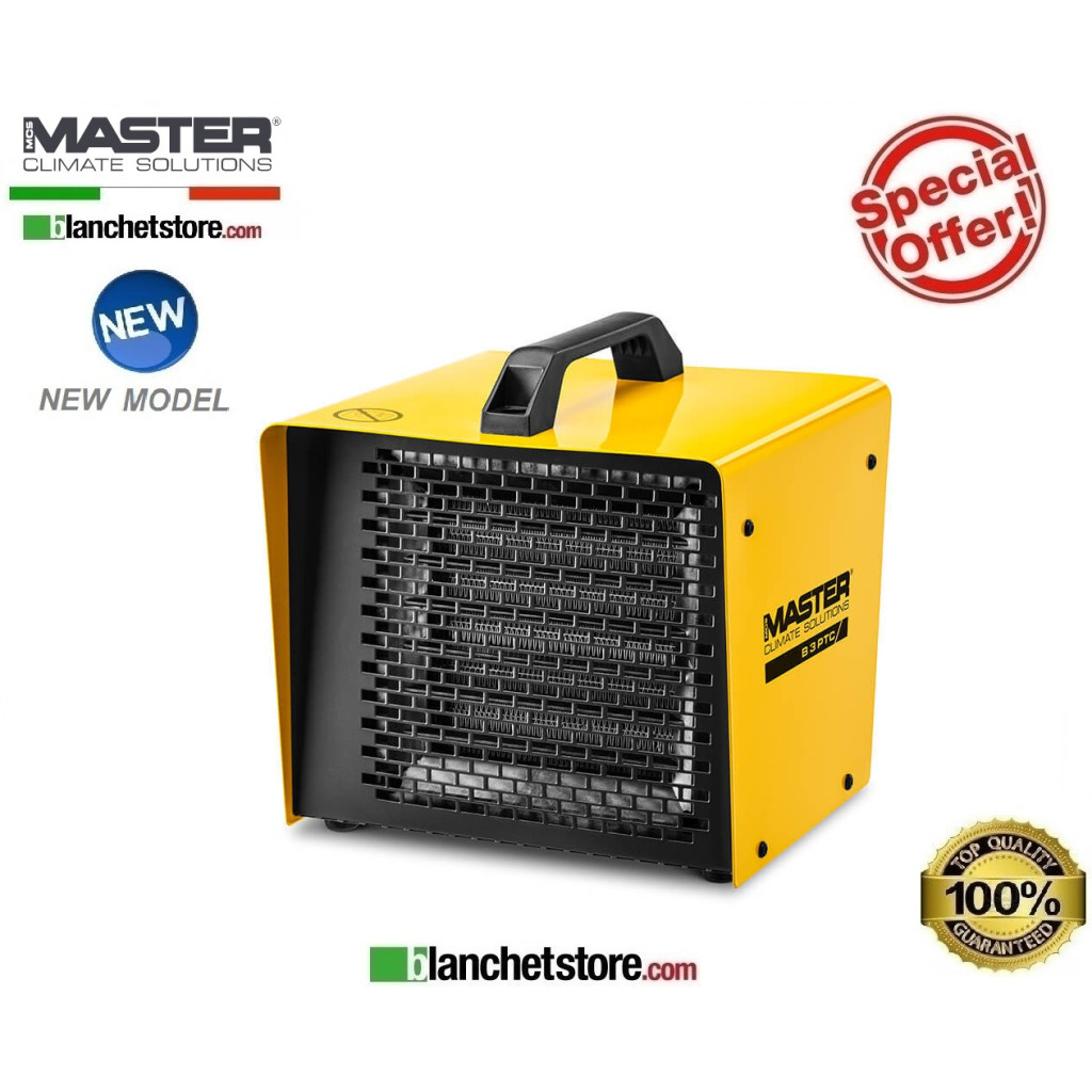 Generatore aria calda elettrico Master B 3 PTC 1.5/3 Kw 258Mc/h 220Volt