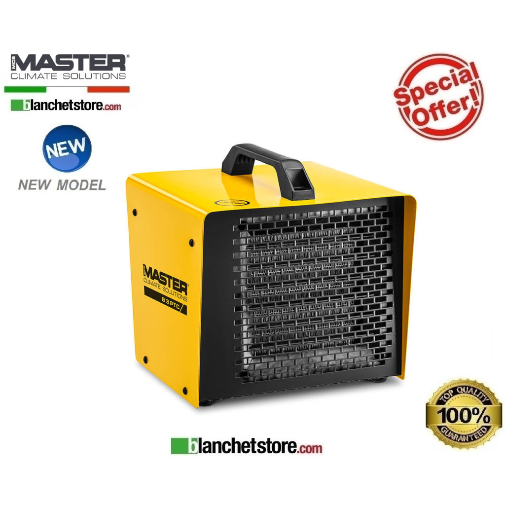 Generatore aria calda elettrico Master B 3 PTC 1.5/3 Kw 258Mc/h 220Volt