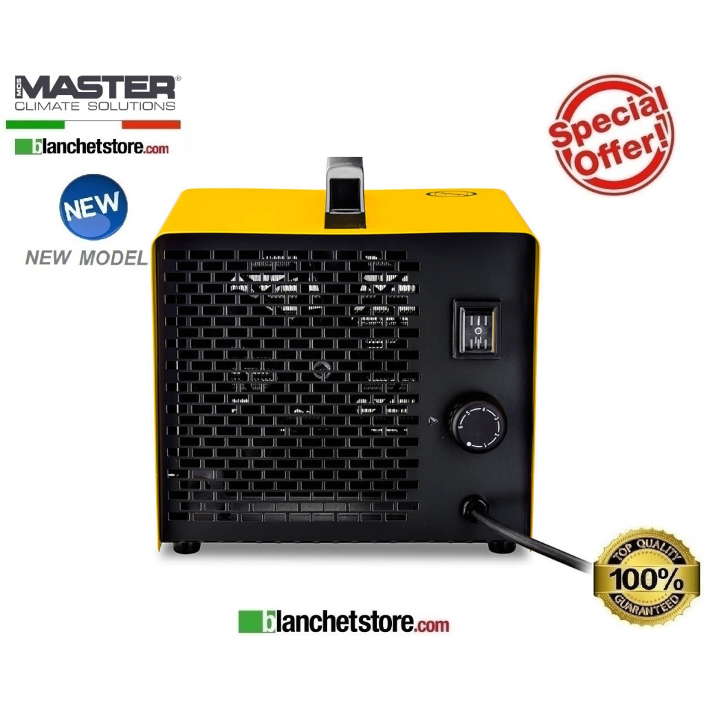 Generatore aria calda elettrico Master B 3 PTC 1.5/3 Kw 258Mc/h 220Volt Generatore aria calda elettrico Master B 3 PTC 1.5/3 Kw 258Mc/h 220Volt