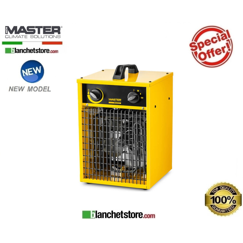 Generatore aria calda elettrico Master B 3 IT 1,65/3,3 Kw 510Mc/h 220Volt