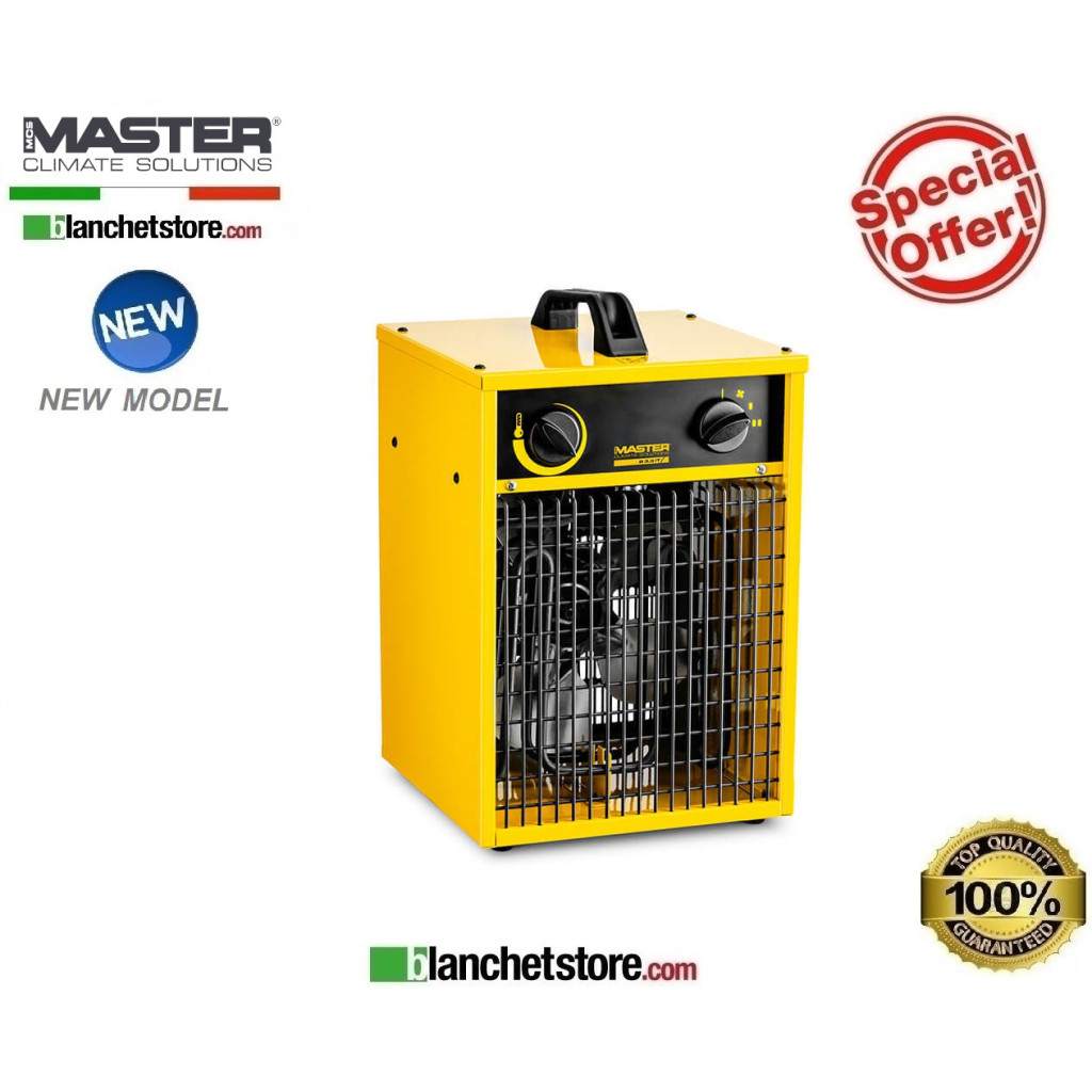 Generatore aria calda elettrico Master B 3 IT 1,65/3,3 Kw 510Mc/h 220Volt