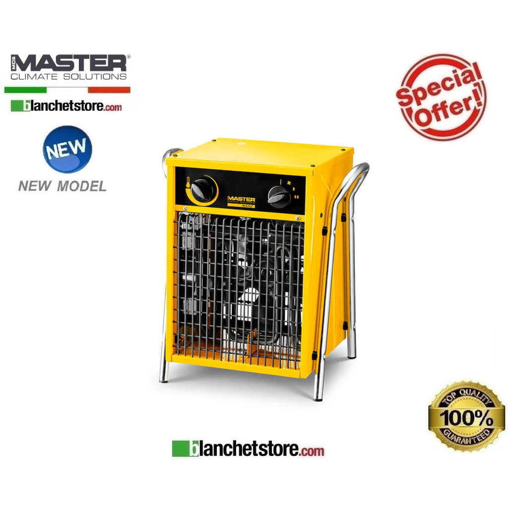 Generatore aria calda elettrico Master B 5 IT 2,5/5 Kw 510Mc/h 400Volt Generatore aria calda elettrico Master B 5 IT 2,5/5 Kw 510Mc/h 400Volt