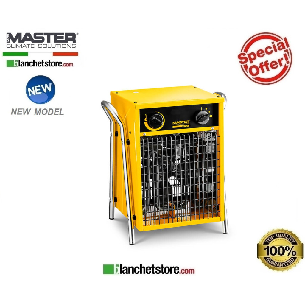 Générateur d'air chaud electrique Master B 5 IT 2,5/5 Kw 510Mc/h 400Volt Générateur d'air chaud electrique Master B 5 IT 2,5/5 Kw 510Mc/h 400Volt