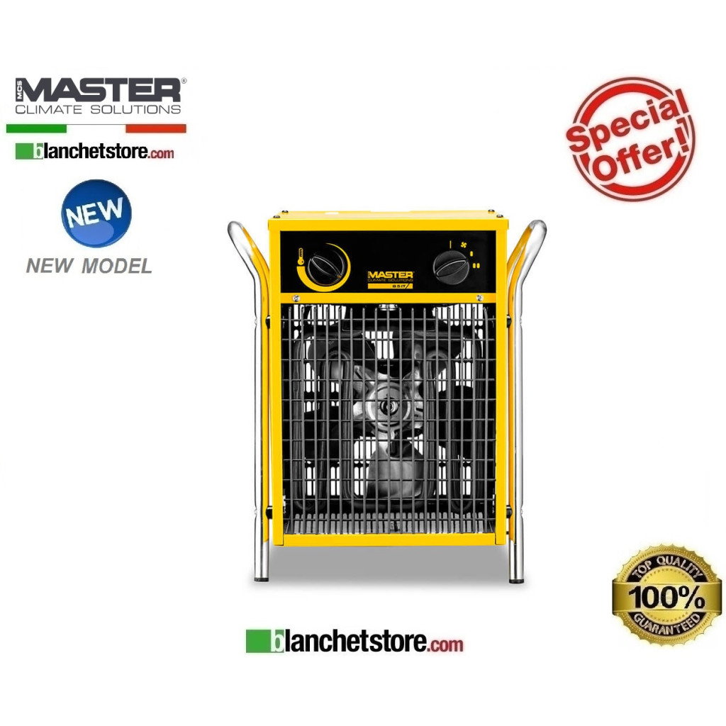 Generatore aria calda elettrico Master B 5 IT 2,5/5 Kw 510Mc/h 400Volt Generatore aria calda elettrico Master B 5 IT 2,5/5 Kw 510Mc/h 400Volt