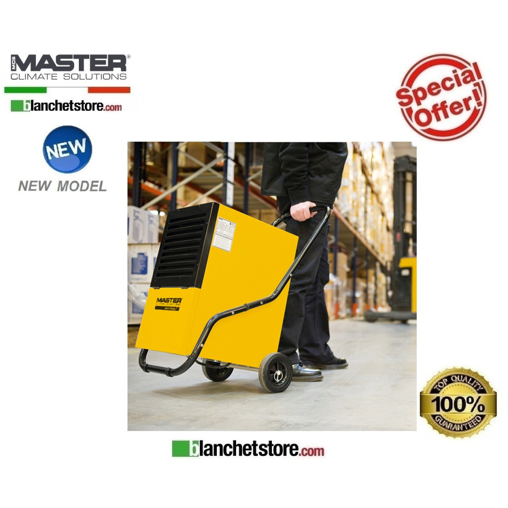 Déshumidificateur à condensation Master DH 752 350 Mc/h 700/485Watt 220 Volt Déshumidificateur à condensation Master DH 752 350 Mc/h 700/485Watt 220 Volt