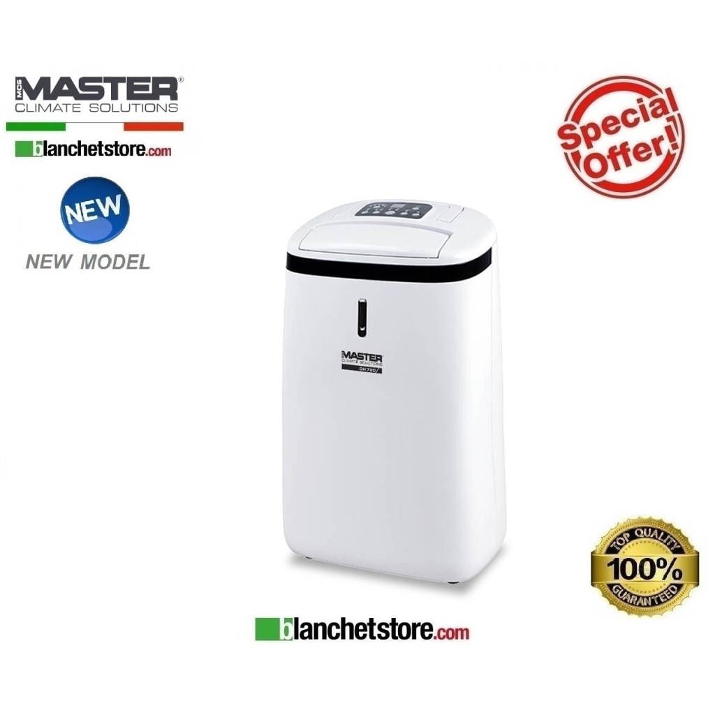 Deumidificatore a condensazione Master DH 720 150 Mc/h 390Watt 220Volt Deumidificatore a condensazione Master DH 720 150 Mc/h 390Watt 220Volt