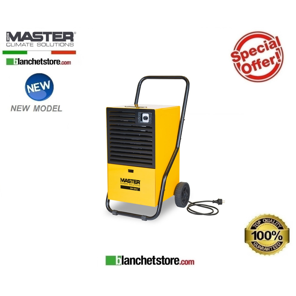 Professional condensation dehumidifier Master DH 26 350 Mc/h 520Watt 220Volt Professional condensation dehumidifier Master DH 26 350 Mc/h 520Watt 220Volt