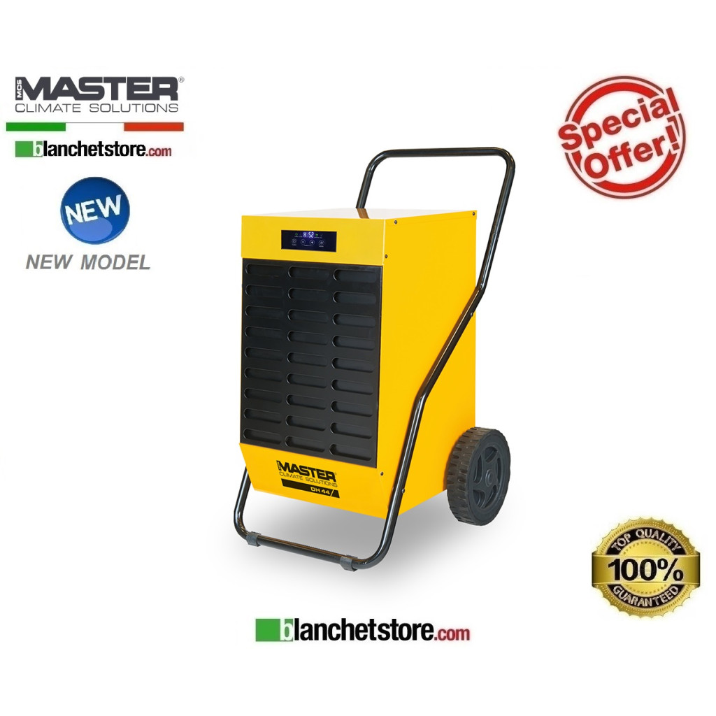 Déshumidificateur à condensation professionel Master DH 44 480 Mc/h 610Watt 220Volt Déshumidificateur à condensation professionel Master DH 44 480 Mc/h 610Watt 220Volt