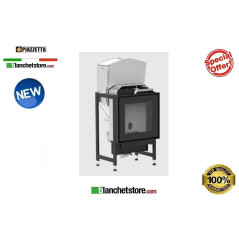 Caminetto monoblocco a pellet Piazzetta MP 974 -5 stelle- 14,00 Kw