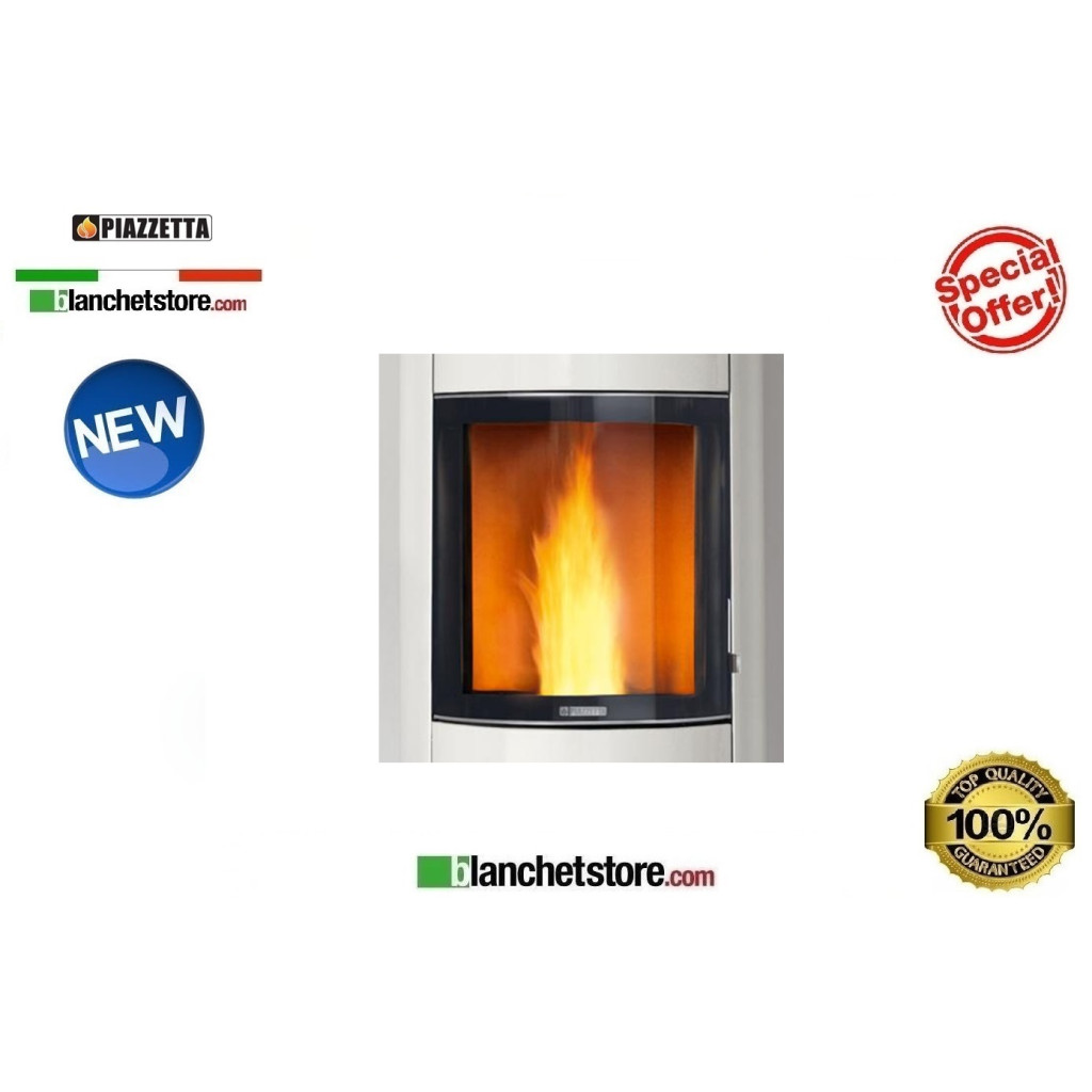 Inserto a pellet Piazzetta IP 7 Framless door 68/49 3.5-7Kw