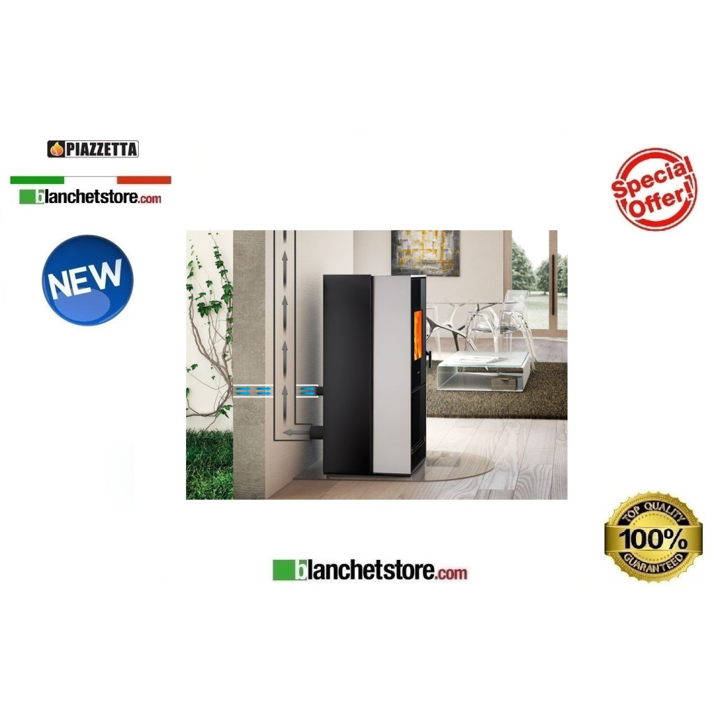 Piazzetta IP 7 pellet insert Frameless door 68/49 3.5-7 kW Piazzetta IP 7 pellet insert Frameless door 68/49 3.5-7 kW