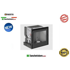 Inserto a pellet Piazzetta IP 7 Framless door 68/49 3.5-7Kw