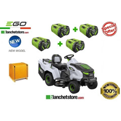 Ego TR3801E-B Battery Lawn Tractor with Professional Collection 56Volt 40A cut 98cm