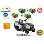Trattorino a batteria Ego TR3801E-B con raccolta professional 56Volt 40A taglio 98cm
