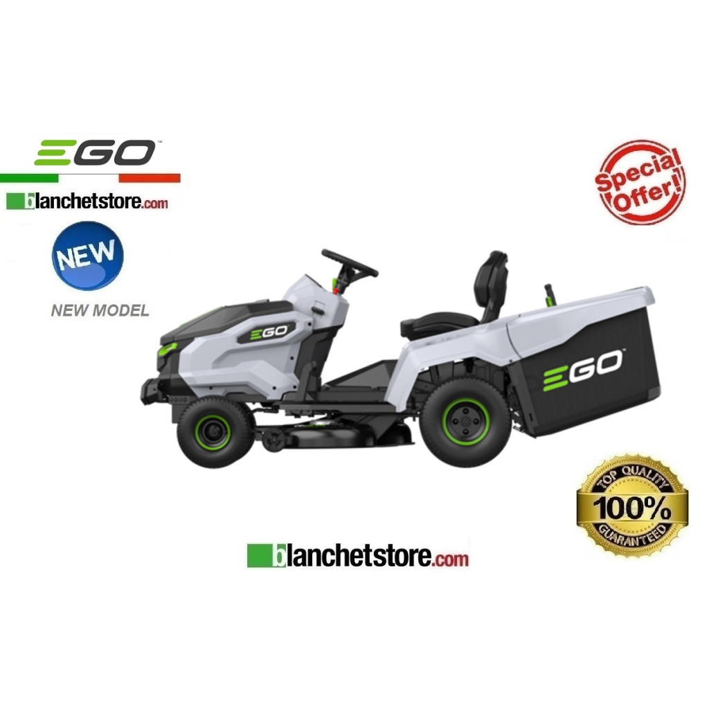 Trattorino a batteria Ego TR3801E-B con raccolta professional 56Volt 40A taglio 98cm