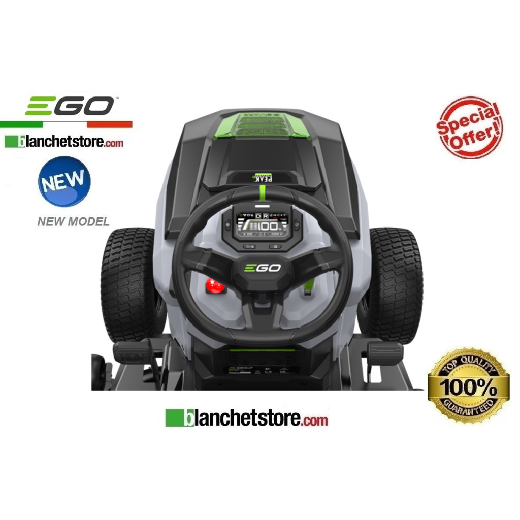 Ego TR3801E-B Battery Lawn Tractor with Professional Collection 56Volt 40A cut 98cm