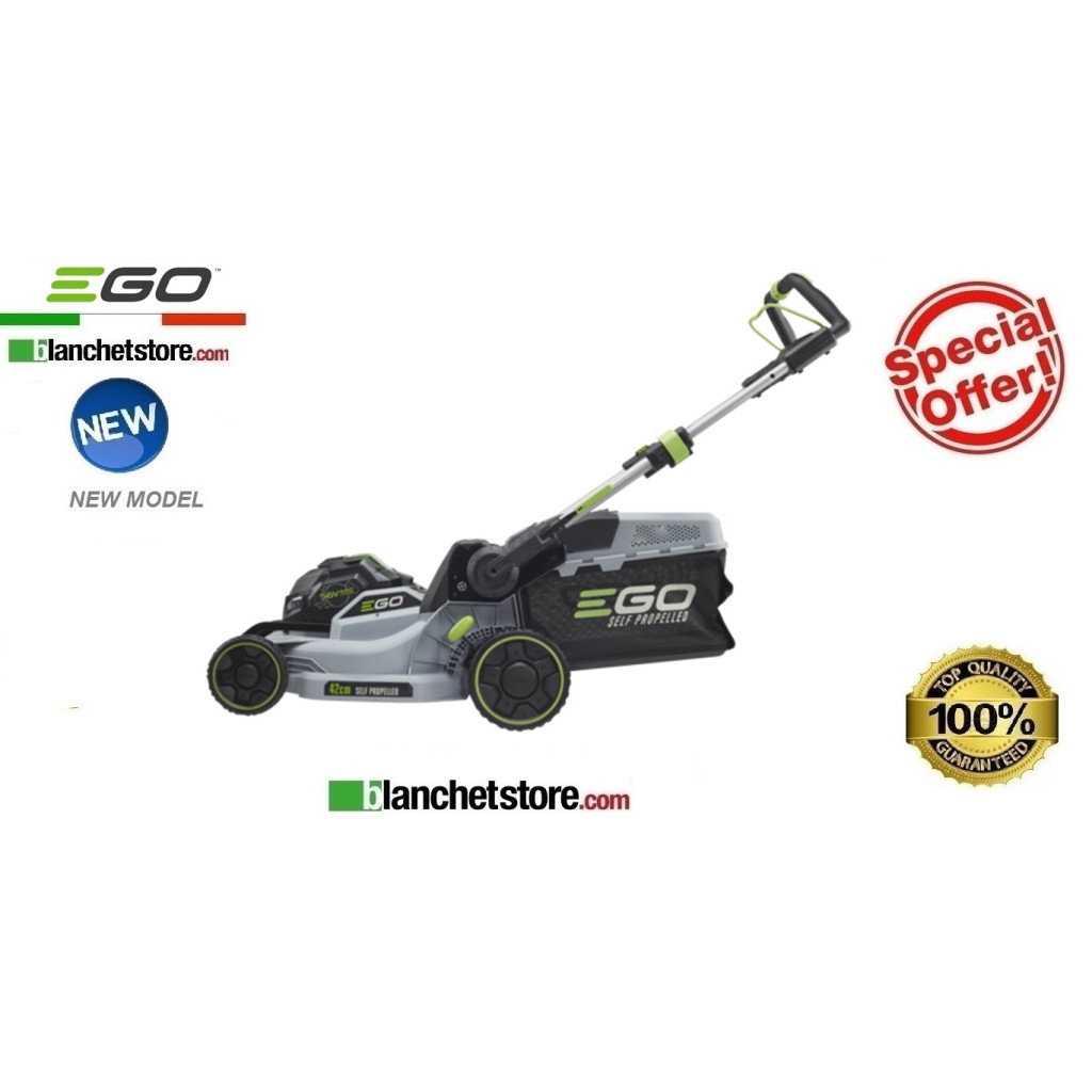 Ego LM 1702E-SP 56 volt 4.0A 42 cm cutting length battery-powered self-propelled lawn mower 057090 Ego LM 1702E-SP 56 volt 4.0A 42 cm cutting length battery-powered self-propelled lawn mower 057090