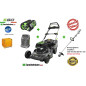 Rasaerba a batteria Ego LM 2021E-SP semovente 56Volt 5.0A taglio 50cm + decespugliatore ST1300E-S 048285+053995