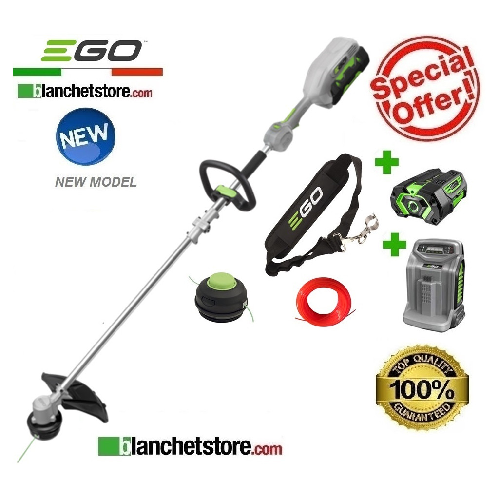 Decespugliatore a batteria Ego ST1530E -KIT+ Batteria 56Volt 4,0A BA2242T + caricabatteria rapido CH5500E 057500