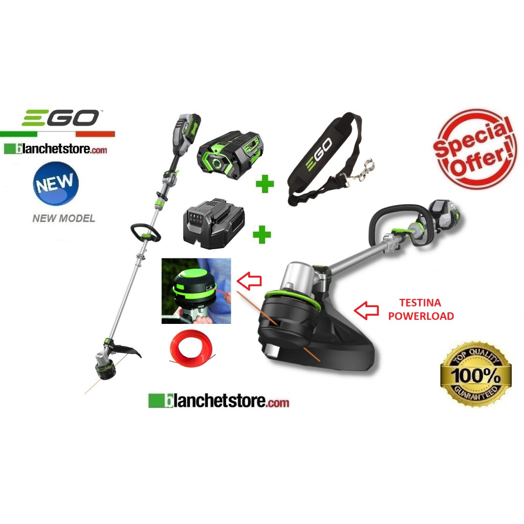 Ego ST1401E-ST battery brush cutter Powerload-KIT+56V 2.5A battery + CH2100E charger 054015 Ego ST1401E-ST battery brush cutter Powerload-KIT+56V 2.5A battery + CH2100E charger 054015