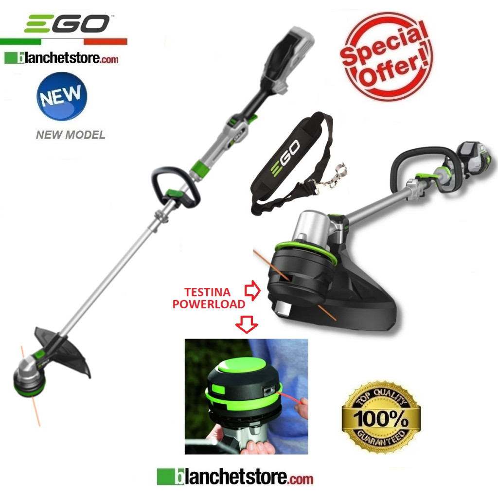 Decespugliatore a batteria Ego ST1510E-T POWERLOAD Solo corpo macchina 56Volt 2,5A 063370 Decespugliatore a batteria Ego ST1510E-T POWERLOAD Solo corpo macchina 56Volt 2,5A 063370