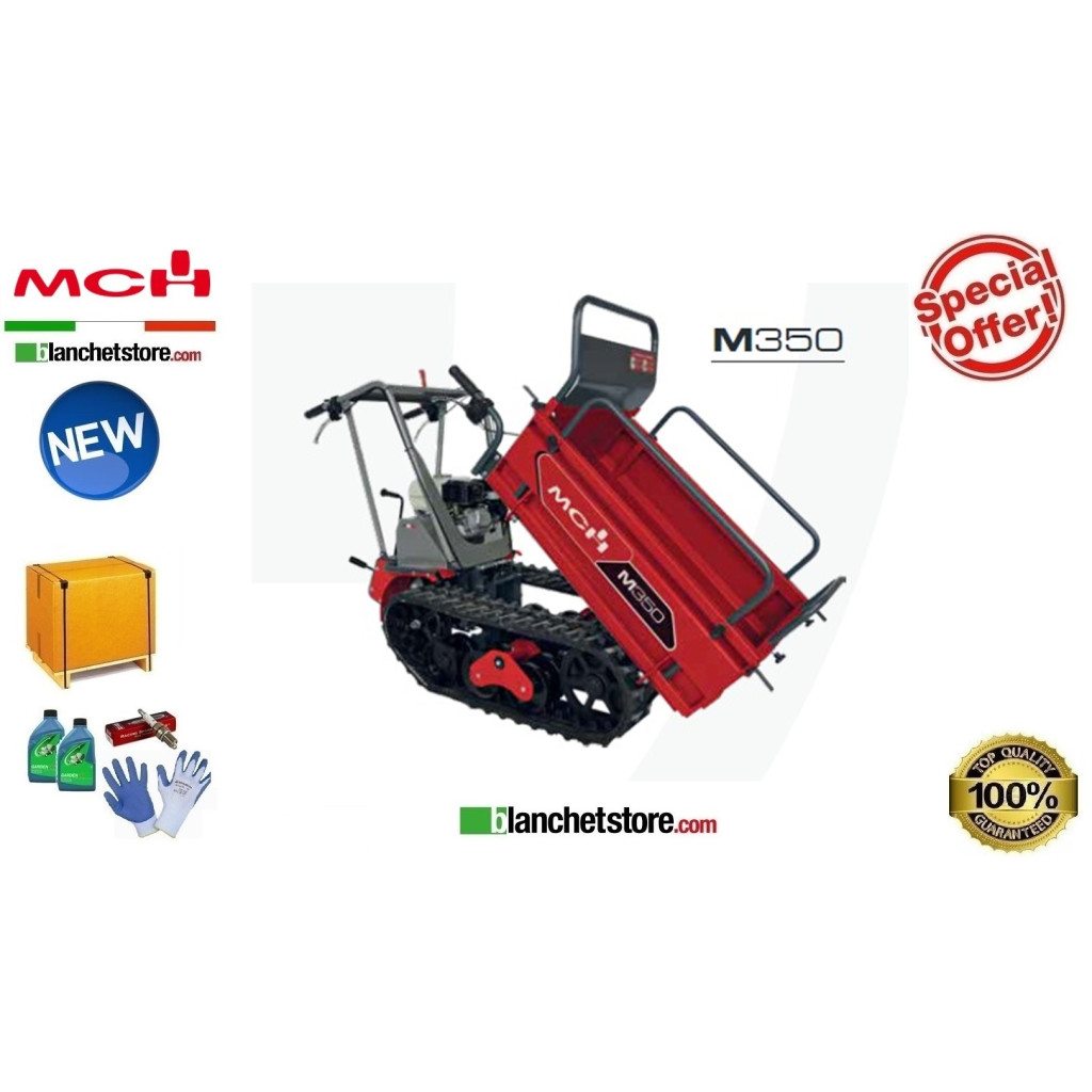 MOTOCARRIOLA MCH M350-GX Honda GX160 300 KG Ribaltamento Manuale MOTOCARRIOLA MCH M350-GX Honda GX160 300 KG Ribaltamento Manuale