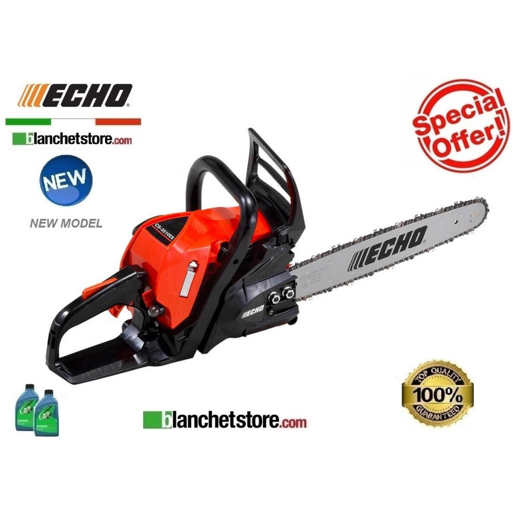 Tronconneuse Echo CS 3510 ES avec guide 14" 34,4 CC 2,05HP 1,51Kw Tronconneuse Echo CS 3510 ES avec guide 14" 34,4 CC 2,05HP 1,51Kw