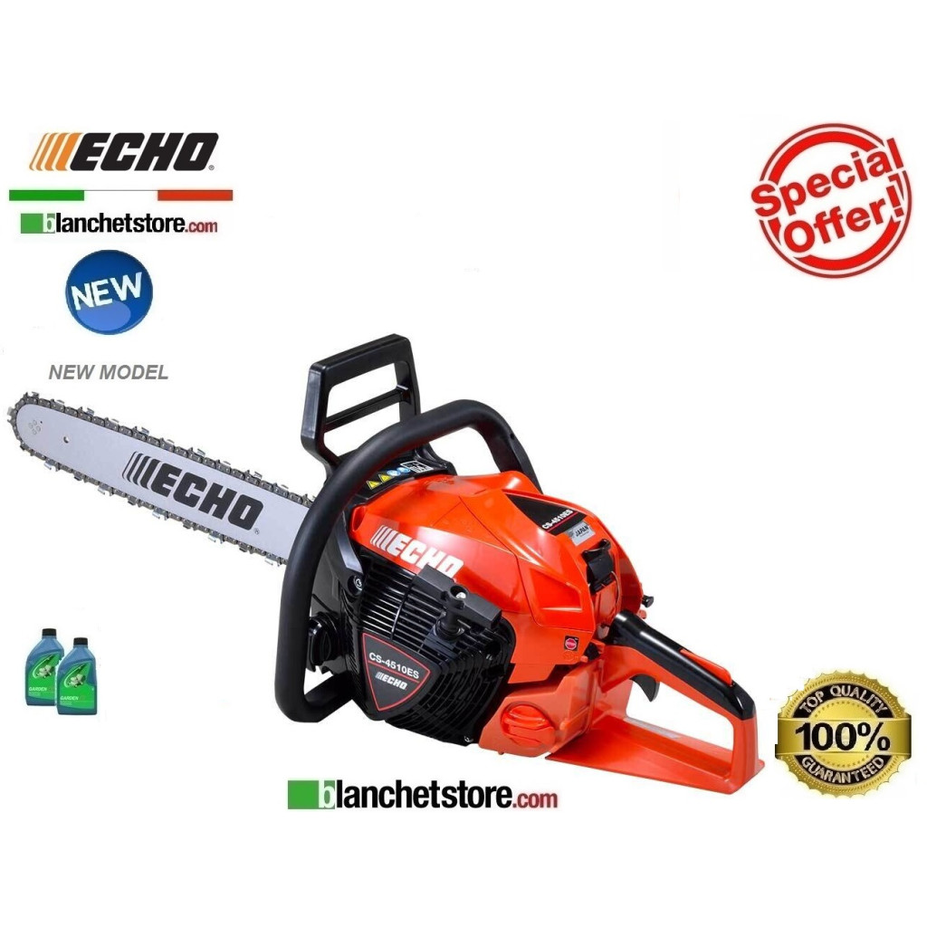 Motosega Echo CS 4510 ES con guida 15" 45 CC 3,13HP 2,3Kw Motosega Echo CS 4510 ES con guida 15" 45 CC 3,13HP 2,3Kw