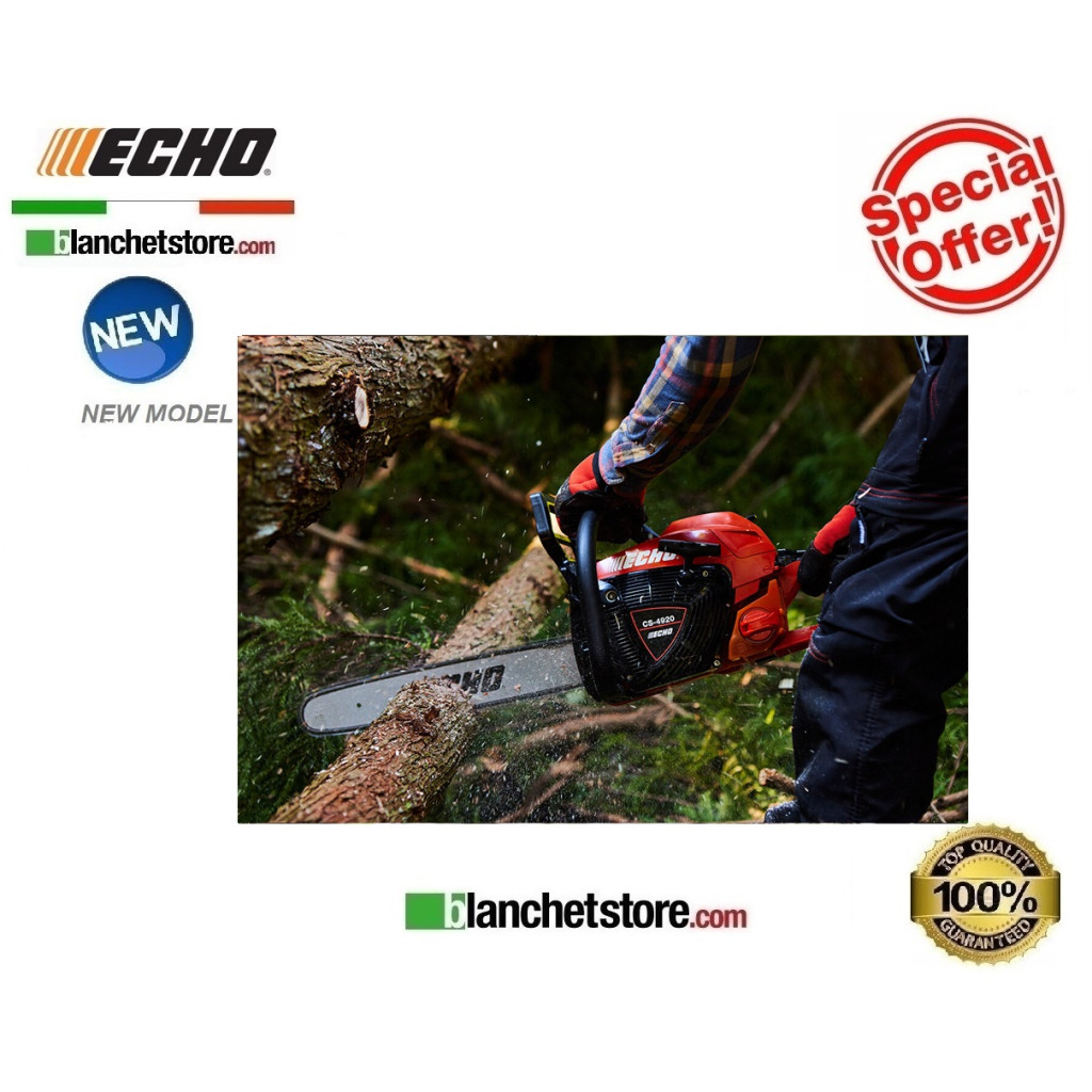 Tronconneuse Echo CS 4920 ES avec guide 18" 50,1CC 2,5HP 1,4Kw