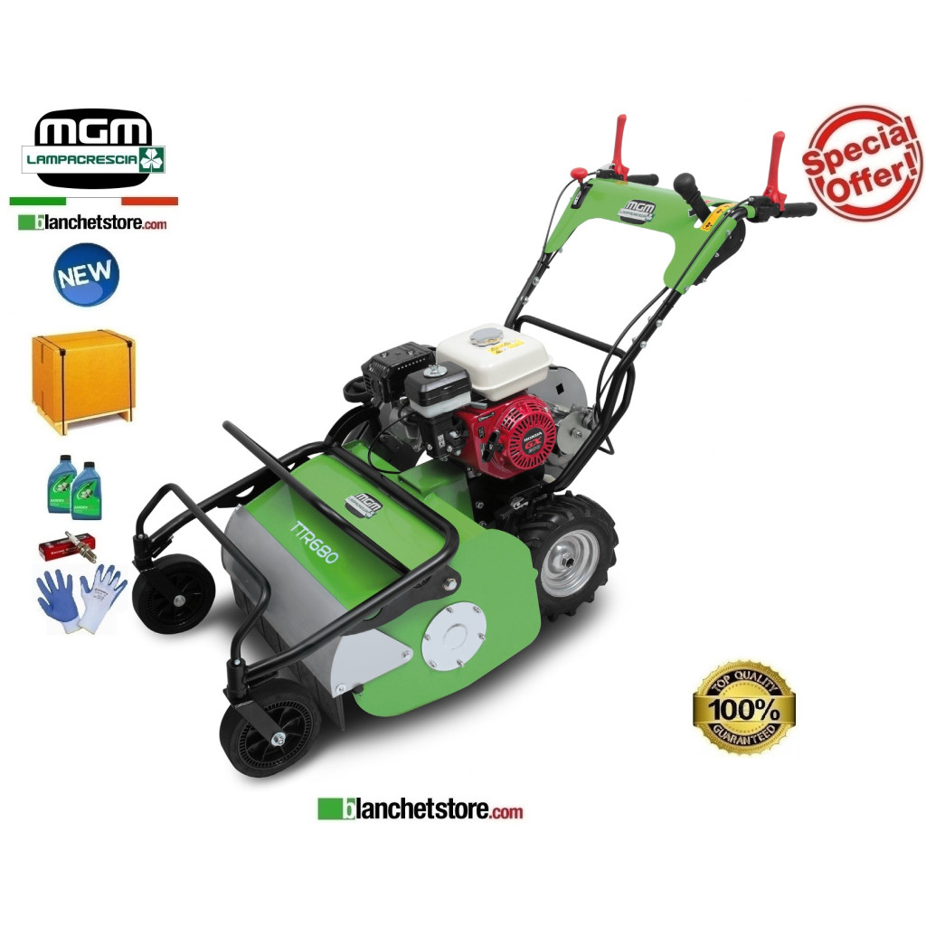 Trinciasarmenti a ruote LAMPACRESCIA TTR 680 Motore Amc 200 196cc 5.5HP a coltelli M8018100 Trinciasarmenti a ruote LAMPACRESCIA TTR 680 Motore Amc 200 196cc 5.5HP a coltelli M8018100