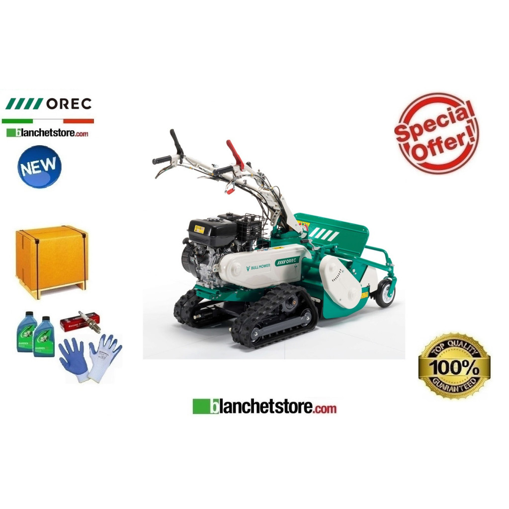 OREC HRC673 tracked flail mower Honda GX270 engine 270cc 6.8HP with knives