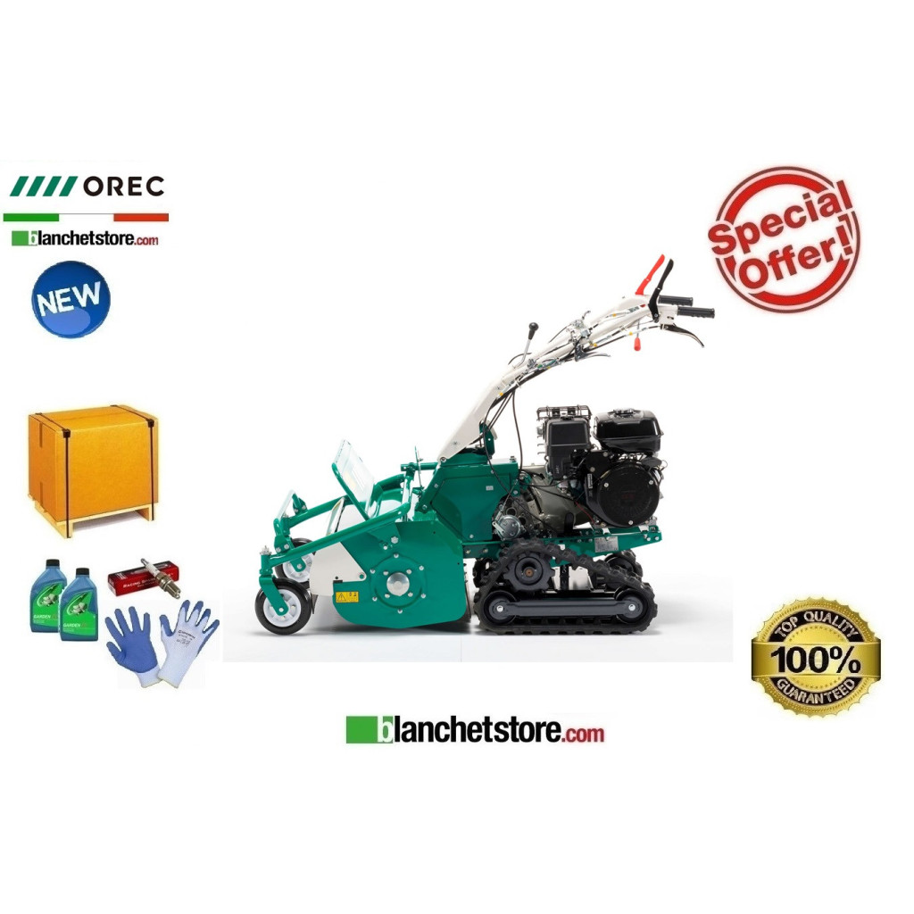 Trinciasarmenti a cingoli OREC HRC673 Motore Honda GX270 270cc 6,8HP a coltelli Trinciasarmenti a cingoli OREC HRC673 Motore Honda GX270 270cc 6,8HP a coltelli