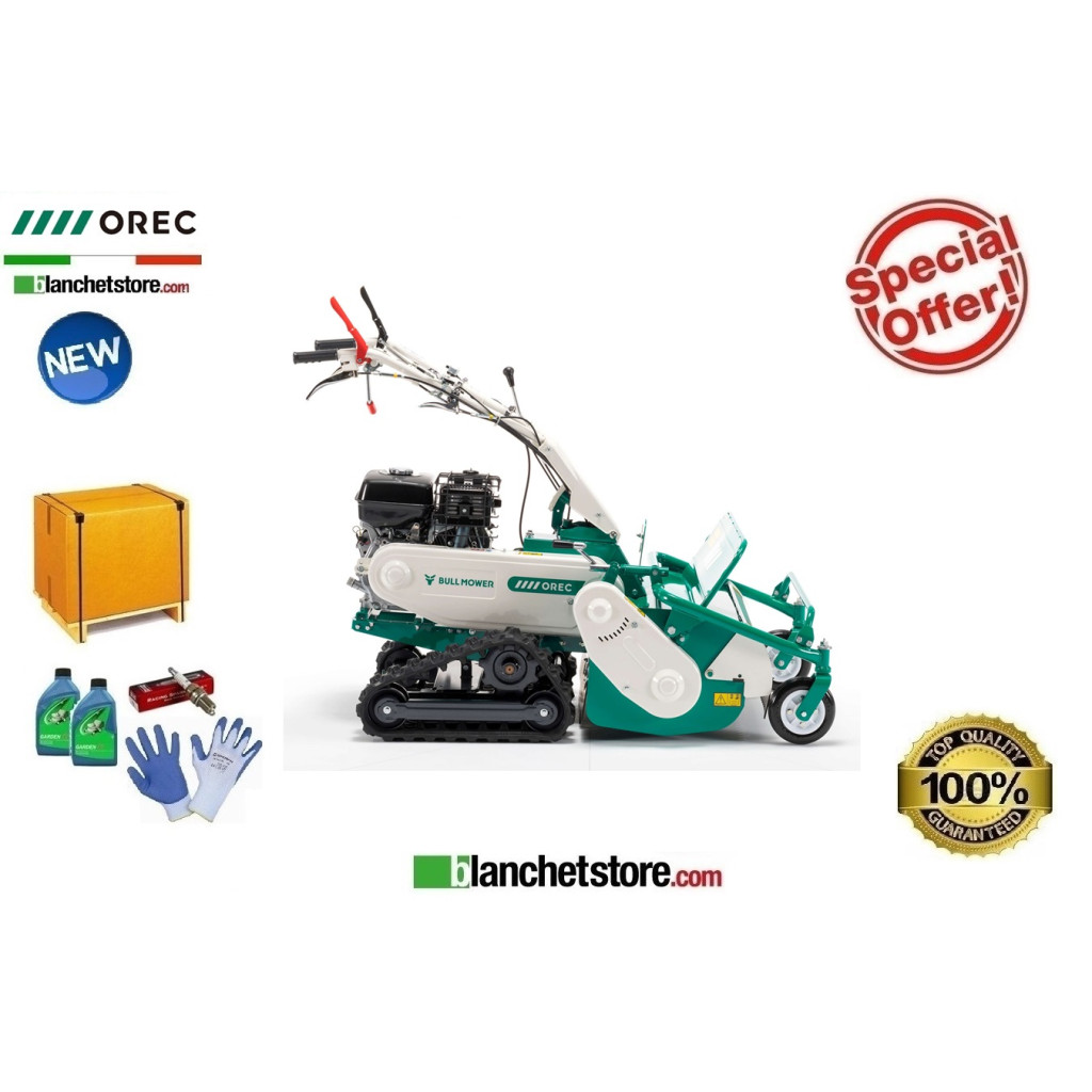 OREC HRC813 tracked flail mower Honda GX340 engine 389cc 8.4HP with knives OREC HRC813 tracked flail mower Honda GX340 engine 389cc 8.4HP with knives