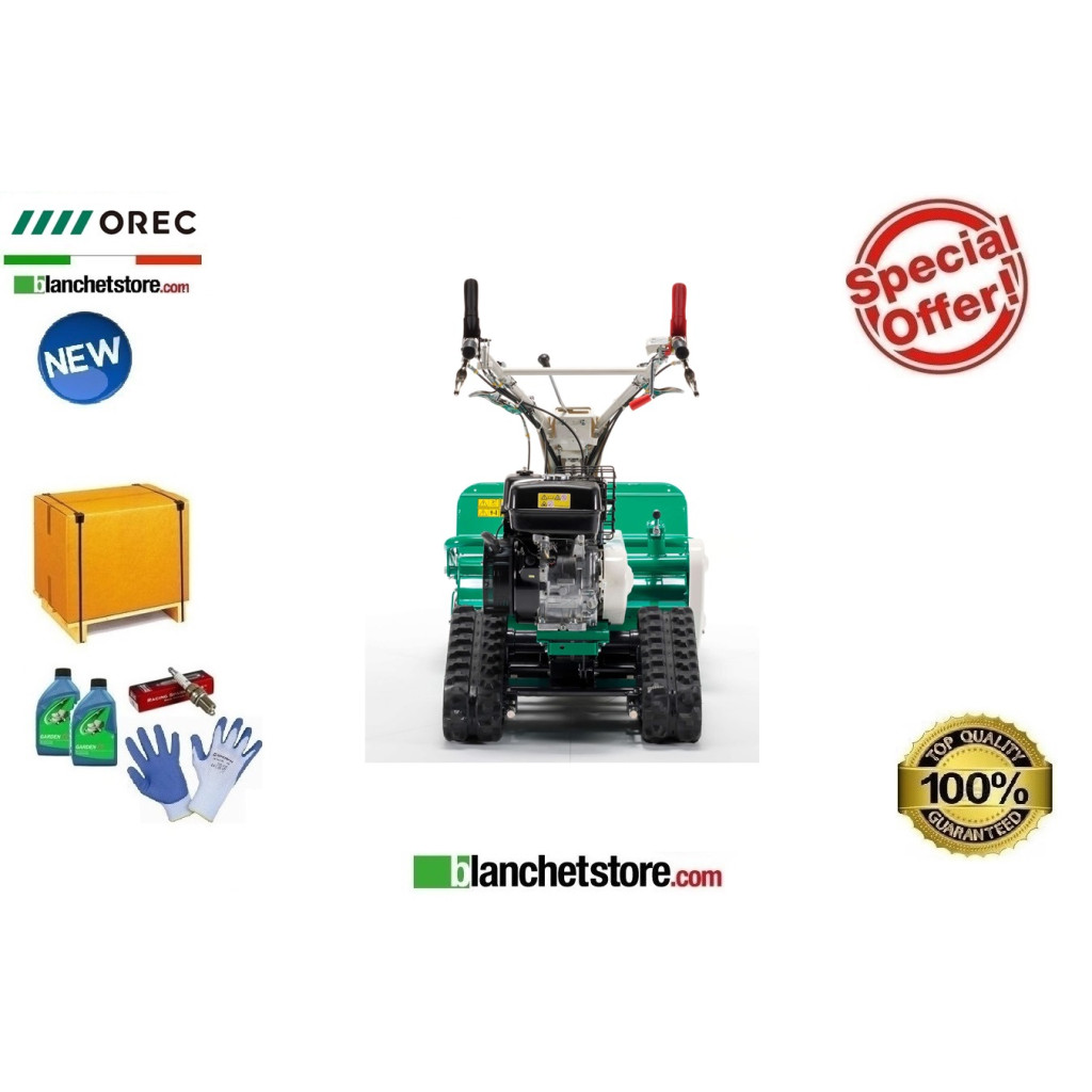 Trinciasarmenti a cingoli OREC HRC813 Motore Honda GX340 389cc 8,4HP a coltelli Trinciasarmenti a cingoli OREC HRC813 Motore Honda GX340 389cc 8,4HP a coltelli