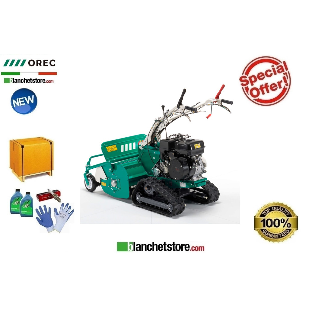 Trinciasarmenti a cingoli OREC HRC813 Motore Honda GX340 389cc 8,4HP a coltelli Trinciasarmenti a cingoli OREC HRC813 Motore Honda GX340 389cc 8,4HP a coltelli