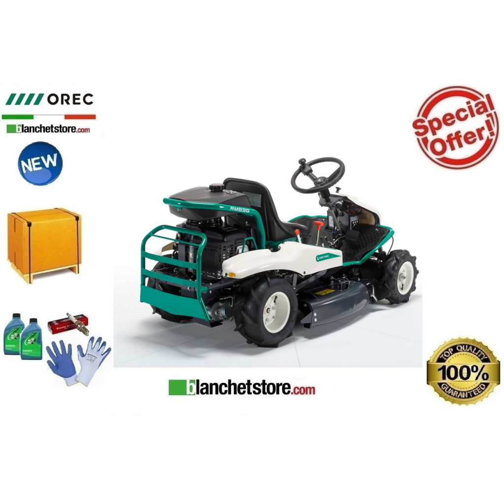 Trattorino tagliaerba OREC Rabbit RM83G 2WD - MECCANICA- Motore Honda GXV390 - 12HP - Taglio 82cm