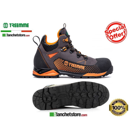 Chaussure de securitee Treemme trekking en nubuck 91324g N.48 Gris acquastop semelle ultralégère Raptor