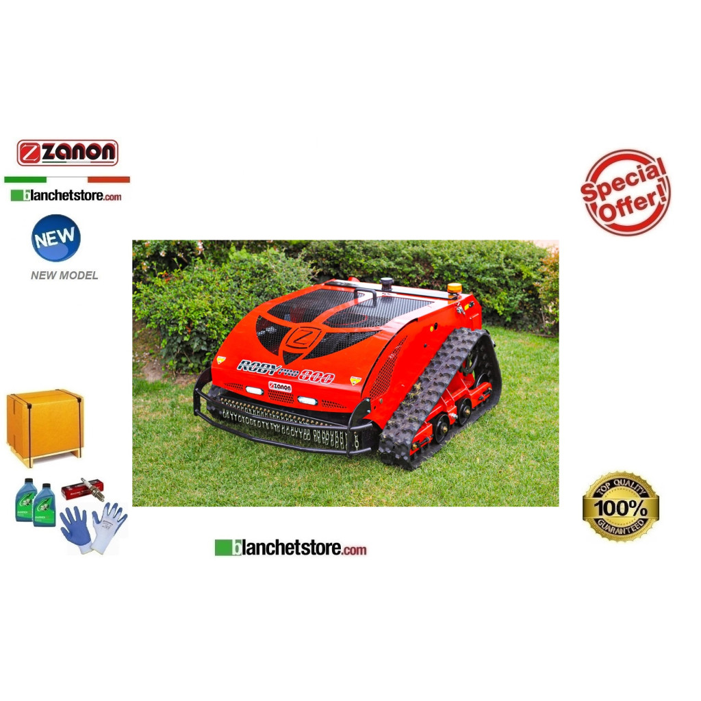 Zanon Roby-Pro 800 Radio Controlled Lawn Mower Loncin 452cc-12.5HP Engine 1003318 Zanon Roby-Pro 800 Radio Controlled Lawn Mower Loncin 452cc-12.5HP Engine 1003318