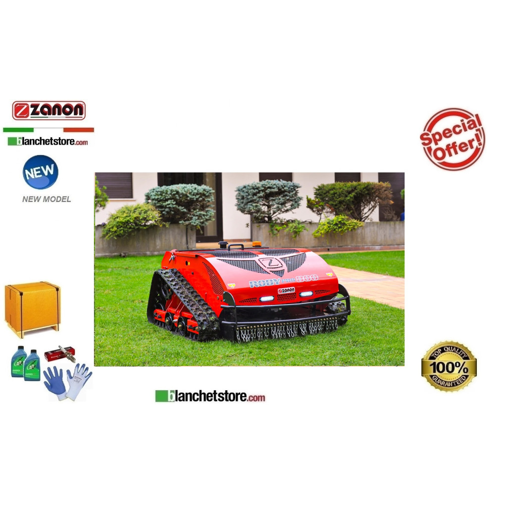 Tondeuse à gazon radiocommandées Zanon Roby-Pro 800 Moteur Loncin 452cc-12,5HP 1003318 Tondeuse à gazon radiocommandées Zanon Roby-Pro 800 Moteur Loncin 452cc-12,5HP 1003318