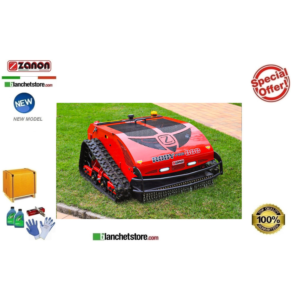 Zanon Roby-Pro 800 Radio Controlled Lawn Mower Loncin 452cc-12.5HP Engine 1003318 Zanon Roby-Pro 800 Radio Controlled Lawn Mower Loncin 452cc-12.5HP Engine 1003318