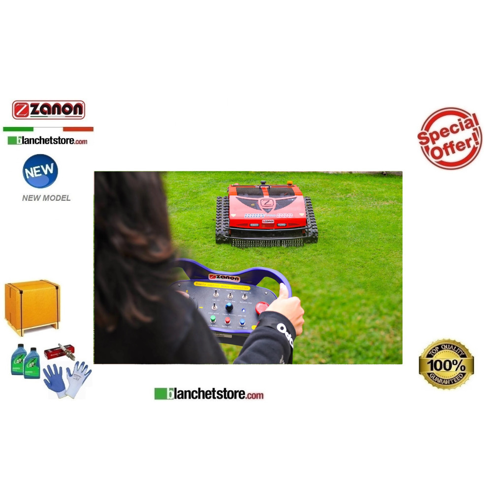 Zanon Roby-Pro 800 Radio Controlled Lawn Mower Loncin 452cc-12.5HP Engine 1003318 Zanon Roby-Pro 800 Radio Controlled Lawn Mower Loncin 452cc-12.5HP Engine 1003318